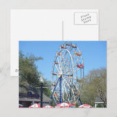 Ferris Wheel Postcard Postkarte (Vorne/Hinten)