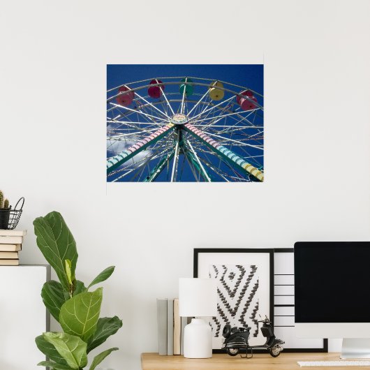 Ferris Wheel Poster (Heimbüro)