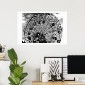 Ferris Wheel Poster (Heimbüro)