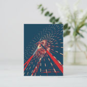 Ferris Wheel Postkarte (Stehend Vorderseite)
