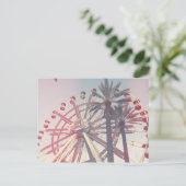 Ferris Wheel Postkarte (Stehend Vorderseite)