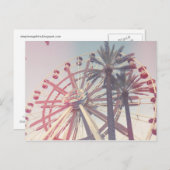 Ferris Wheel Postkarte (Vorne/Hinten)
