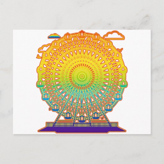 Ferris_Wheel Postkarte (Vorderseite)