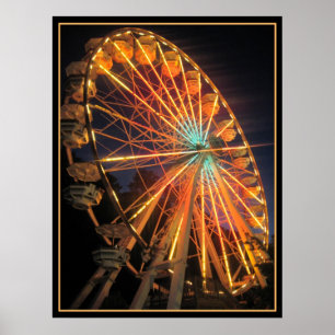 Ferris Wheel Print Poster