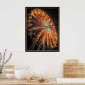 Ferris Wheel Print Poster (Küche)