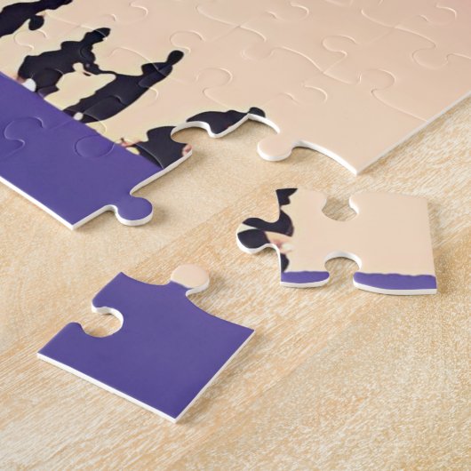 Ferris Wheel Sunset | Schöne Wasserfarbe Puzzle (Seite)