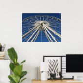 Ferris Wheel Symmetry Poster (Heimbüro)