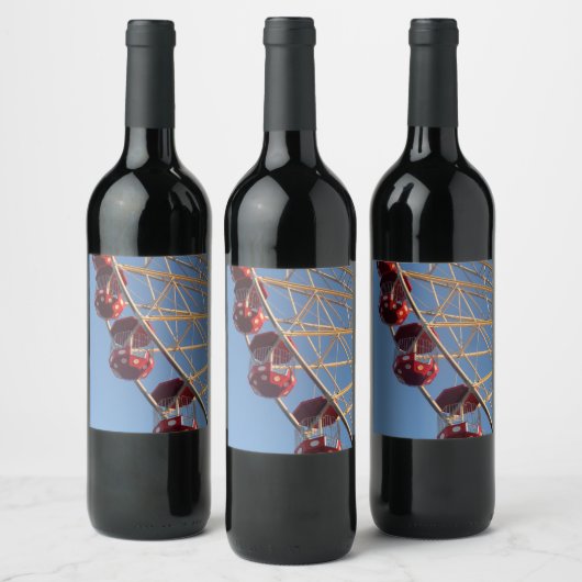 Ferris Wheel Weinetikett (Flaschen)