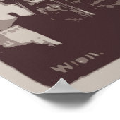 Ferris Wheel, Wien 1939 Poster (Ecke)