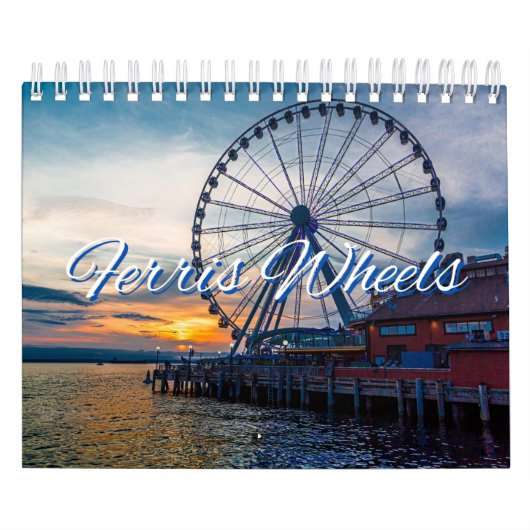 Ferris Wheels Collection Wall Calendar Kalender (Titelbild)