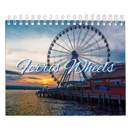 Ferris Wheels Collection Wall Calendar Kalender