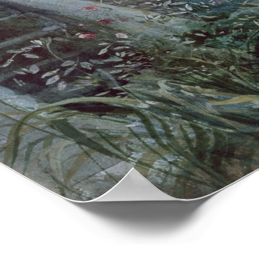 Ferritet, Genfer See, 1882 Poster (Ecke)