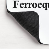 Ferroequinologist Mousepad (Ecke)