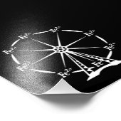 Ferrous Ferris Wheel Fotodruck (Ecke)