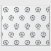 Ferrous Ferris Wheel Geschenkpapier (Flach)