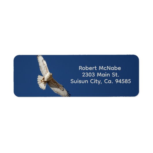 Ferruginous-Hawk-Rücksendeadresse (Vorne)