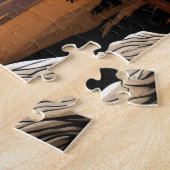 Ferruginous Hawk steht auf Felsen Puzzle (Seite)