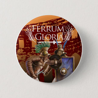Ferrum und Gloria - Gladiator-Knopf Button