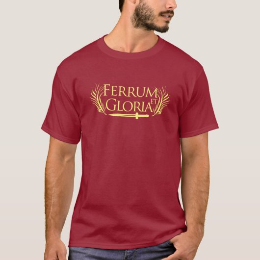 Ferrum und Gloria-Gladiator-T - Shirt (Vorderseite)
