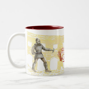 Ferrum und Gloria-Gladiator-Tasse Zweifarbige Tasse
