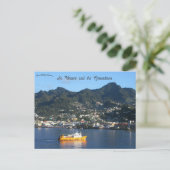 Ferry Admiral II Segeln Richtung St. Vincent Postkarte (Stehend Vorderseite)