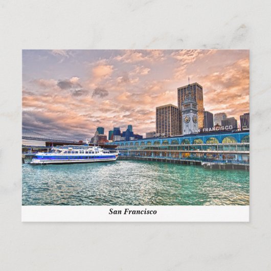 Ferry Gebäude Postkarte (Vorderseite)