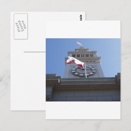 Ferry Gebäude San Francisco Postkarte (Vorne/Hinten)