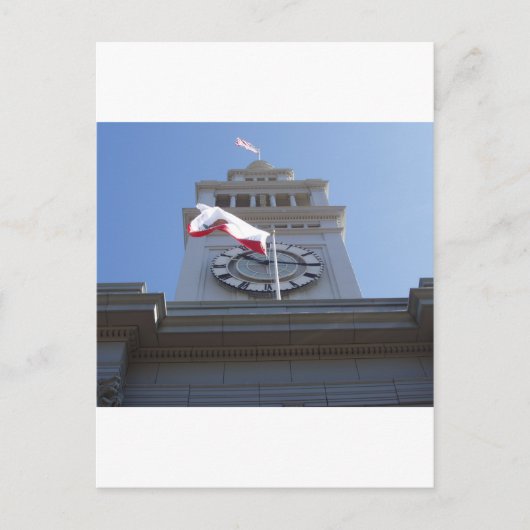Ferry Gebäude San Francisco Postkarte (Vorderseite)