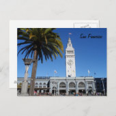 Ferry Gebäude - San Francisco Postkarte (Vorne/Hinten)