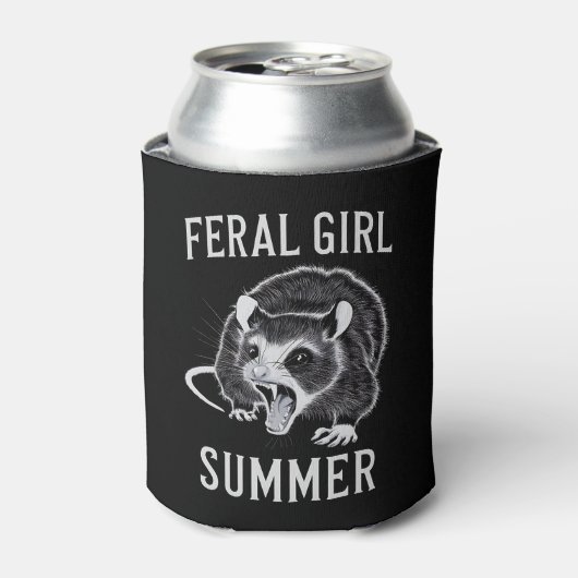 Ferry Girl Summer Opossum Vintag Dosenkühler (Kanne Vorderseite)