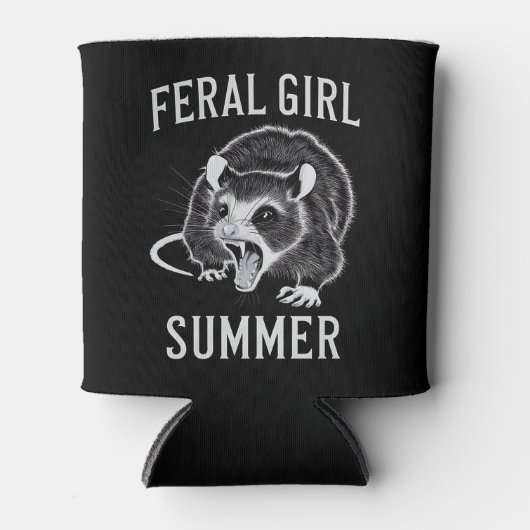 Ferry Girl Summer Opossum Vintag Dosenkühler (Vorderseite)