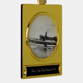 Ferry Lady Chelmsford 1900s Banner-Ornament Gold (Rechts)