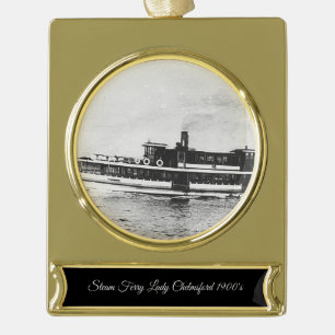 Ferry Lady Chelmsford 1900s Banner-Ornament Gold