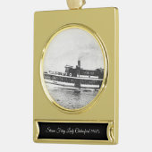 Ferry Lady Chelmsford 1900s Banner-Ornament Gold (Links)