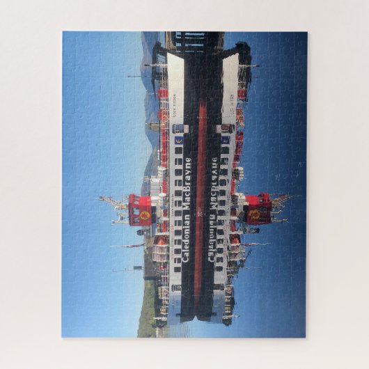 Ferry Loch Riddon, gepflegt in Rothesay, Schottlan Puzzle (Vertikal)