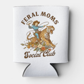 Ferry Mama Social Club Funny Retro Boho Cowgirl Dosenkühler