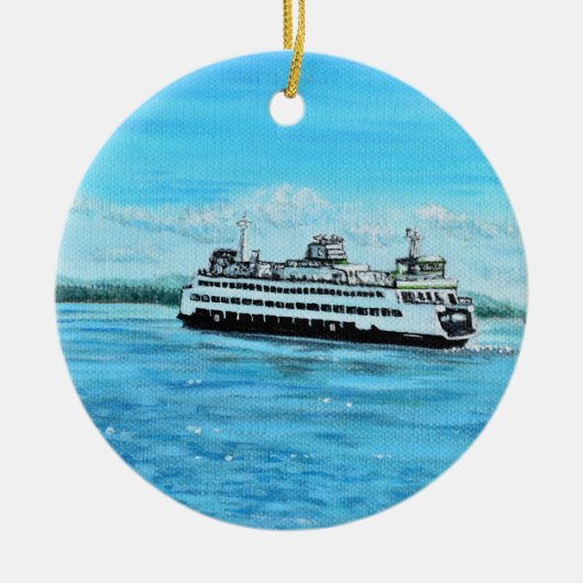 Ferry Painting Keramik Ornament (Vorne)