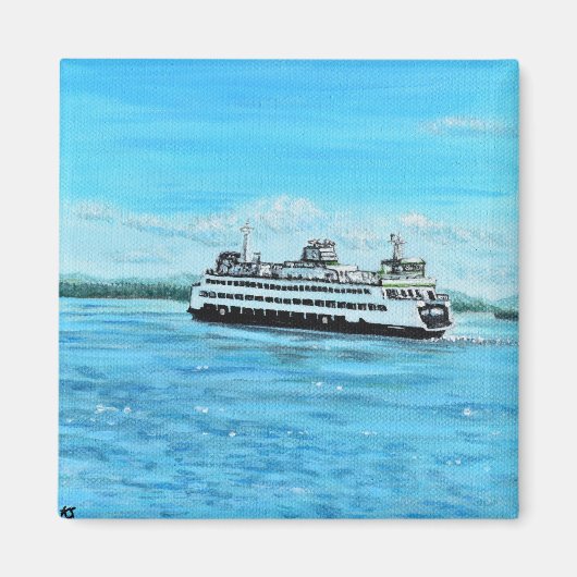 Ferry Painting Magnet (Vorne)