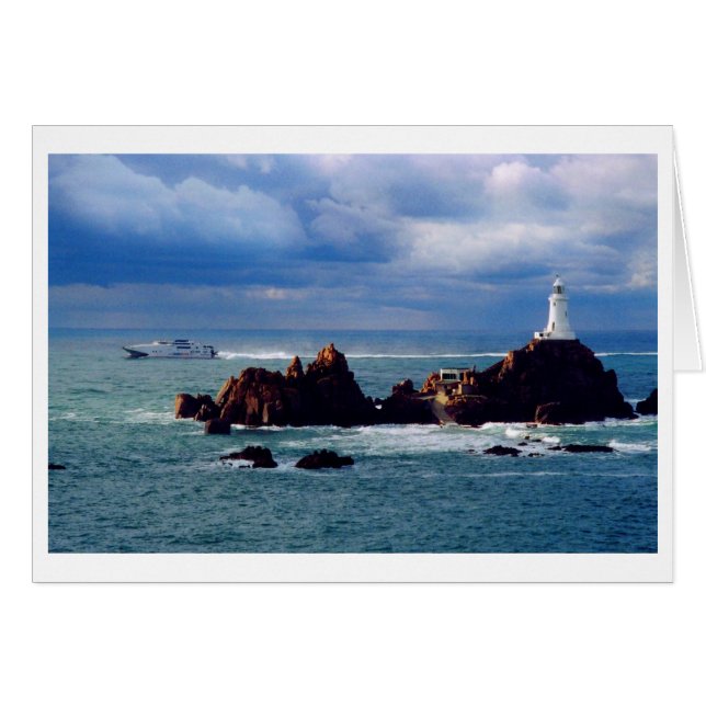 FERRY PASSES CORBIERE LIGHTHOUSE (Vorderseite (Horizontal))