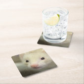 Fersenwand Rechteckiger Pappuntersetzer (Vor Ort)