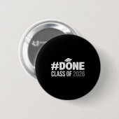 #fertig Abschlussklasse 2026 Absolvent Abschluss 2 Button (Vorne & Hinten)