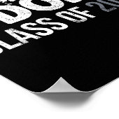 #fertig Abschlussklasse 2026 Absolvent Abschluss 2 Poster (Ecke)