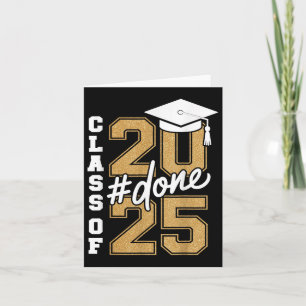 Fertig Cl von 2025 Grad Senioren 2025 Abschluss Me Karte