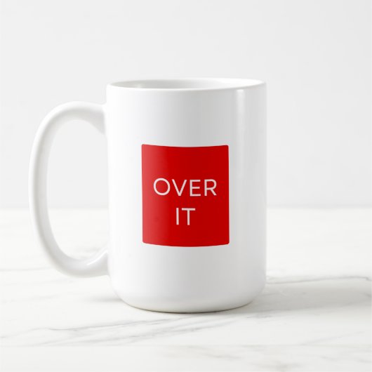 "FERTIG DAMIT" Statement Grafik T-Shirt Design Kaffeetasse (Links)