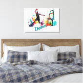 Fertig: Der ultimative Slam Dunk Basketball Trend Leinwanddruck (Insitu (Schlafzimmer))