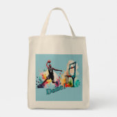 Fertig: Der ultimative Slam Dunk Basketball Trend Tragetasche (Rückseite)