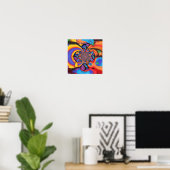 Fertig ein B Kunst Poster (Heimbüro)