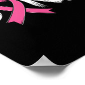 Fertig Ende Chemo letzten Tag Strahlenüberlebensüb Poster (Ecke)