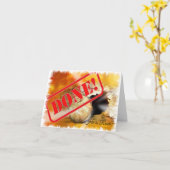 Fertig-Er ist aufgestanden Karte (Gelbe Blume)