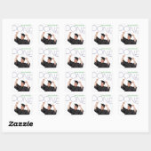 Fertig Foto Blue - Square Sticker (Blatt)
